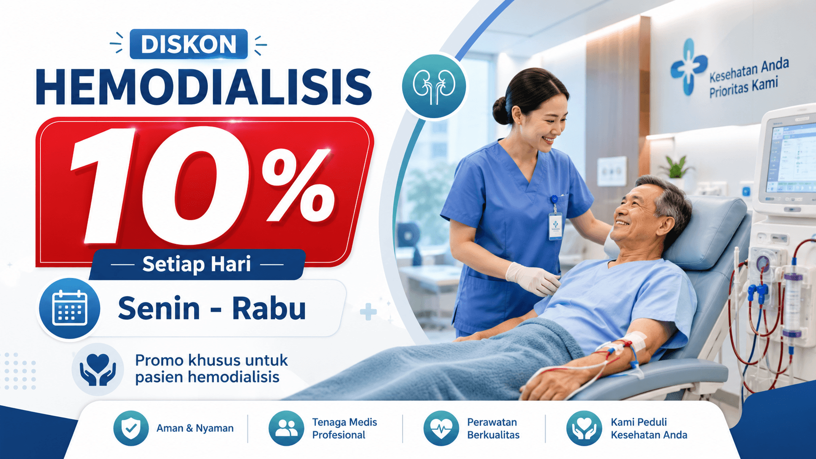 Diskon Hemodialisis 10%